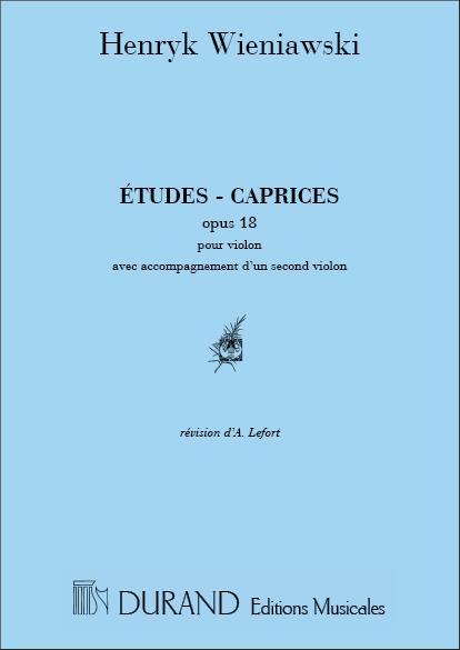 Etudes Caprices Op 18 2 Violons